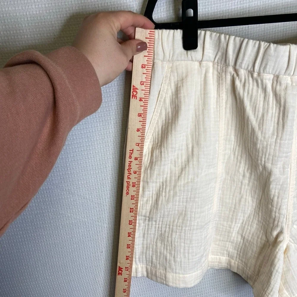 Madewell | Womans‎ Cream Shorts XXL Cotton Pockets - Picture 5 of 9